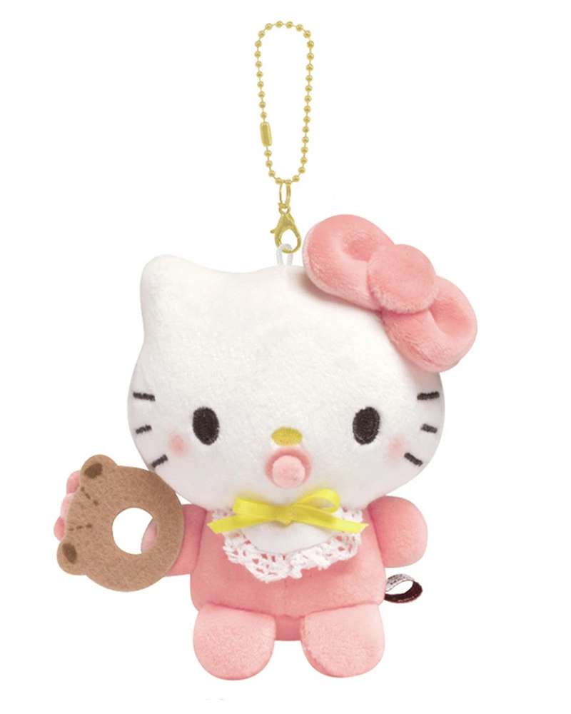 Hello Kitty Baby Character Sanrio Plush Doll Keyring Bag Charm (Item) 292166