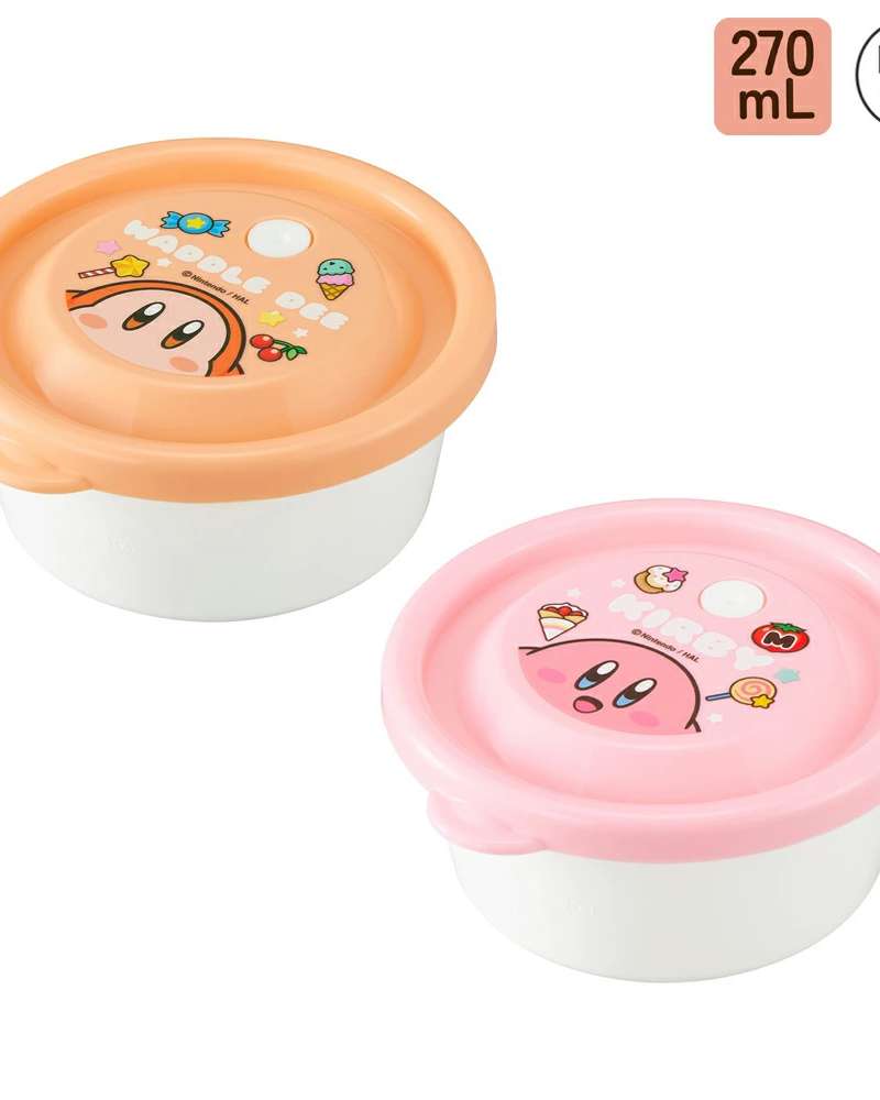 Kirby Character Round Storage Container 270ml