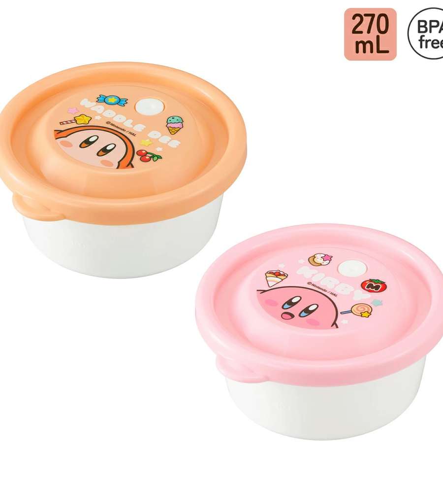 Kirby Character Round Storage Container 270ml