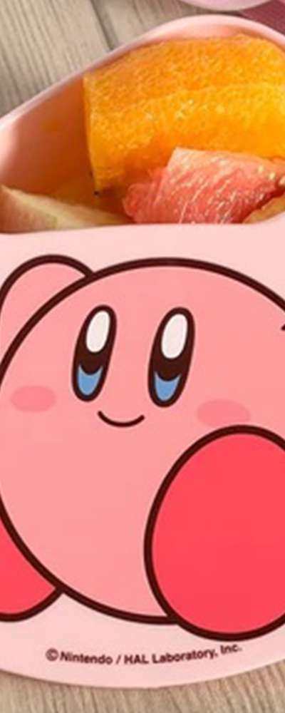 Kirby Character Die-Cut Seal Container (Japan) 147623