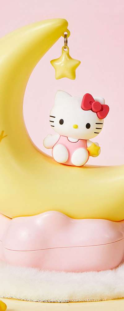 Hello Kitty Character Crescent Moon Mood Light 431361