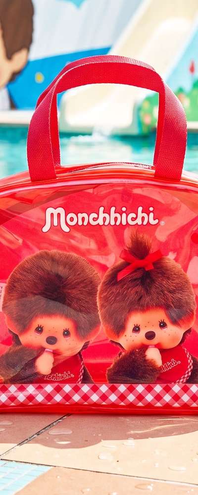 Monchichi Character Summer Swimming Bag Beach Bag (Red) 789824