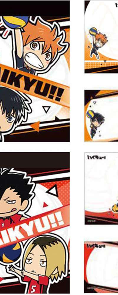 Haikyu!! Character Mini Memo Pad (Set)