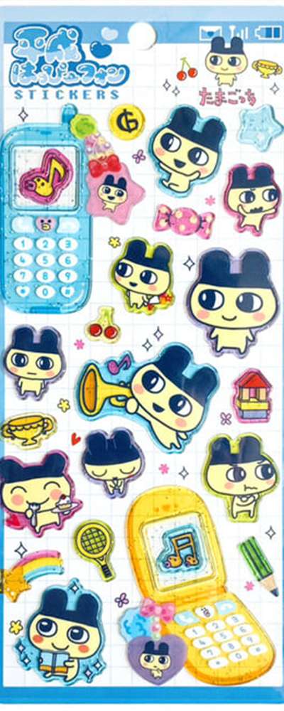 Tamagotchi Character Heisei Happy Phone Sticker (JP) 373490