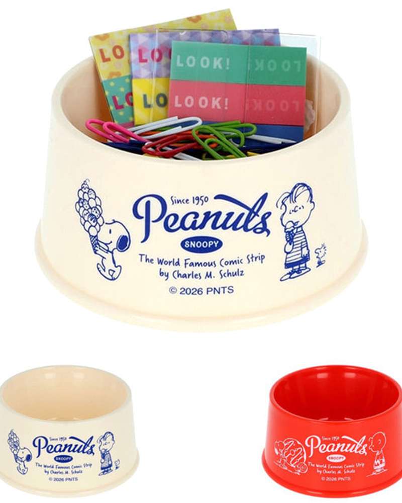 Snoopy Character Dog Dish Accessory Case Tray (Small)