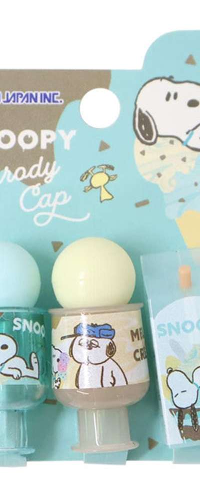 Snoopy Character Parody Pencil Cap (Melty Ice Cream)