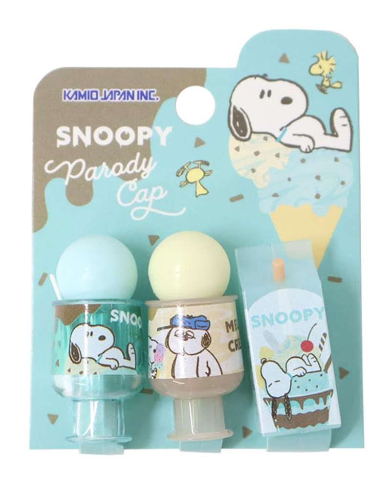 Snoopy Character Parody Pencil Cap (Melty Ice Cream)