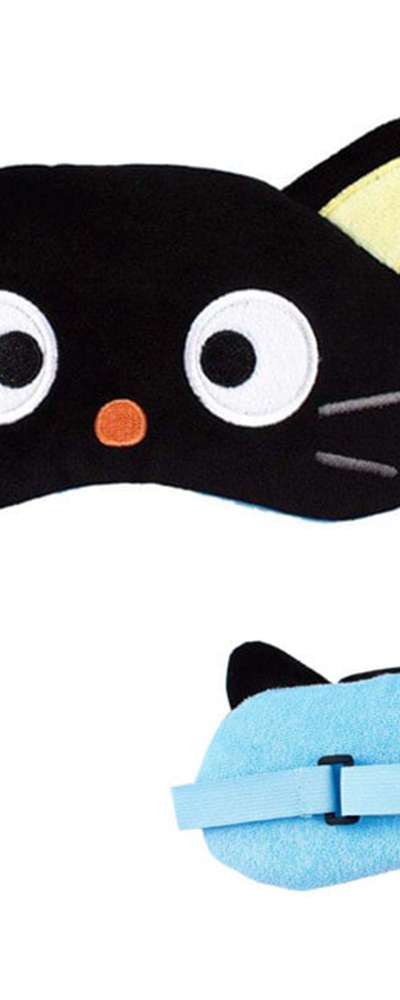 Choco Cat Character Face Sleep Eye Mask