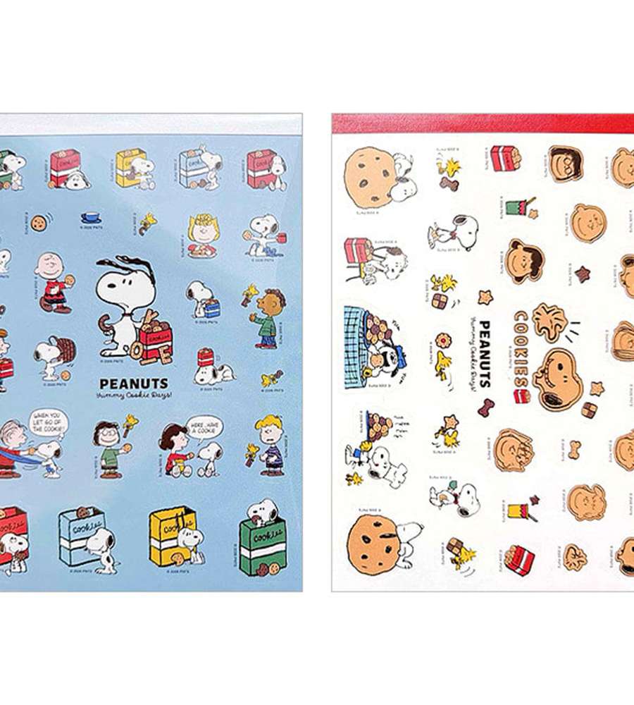 Snoopy Character Memo Pad (Yummy Cookie Days)