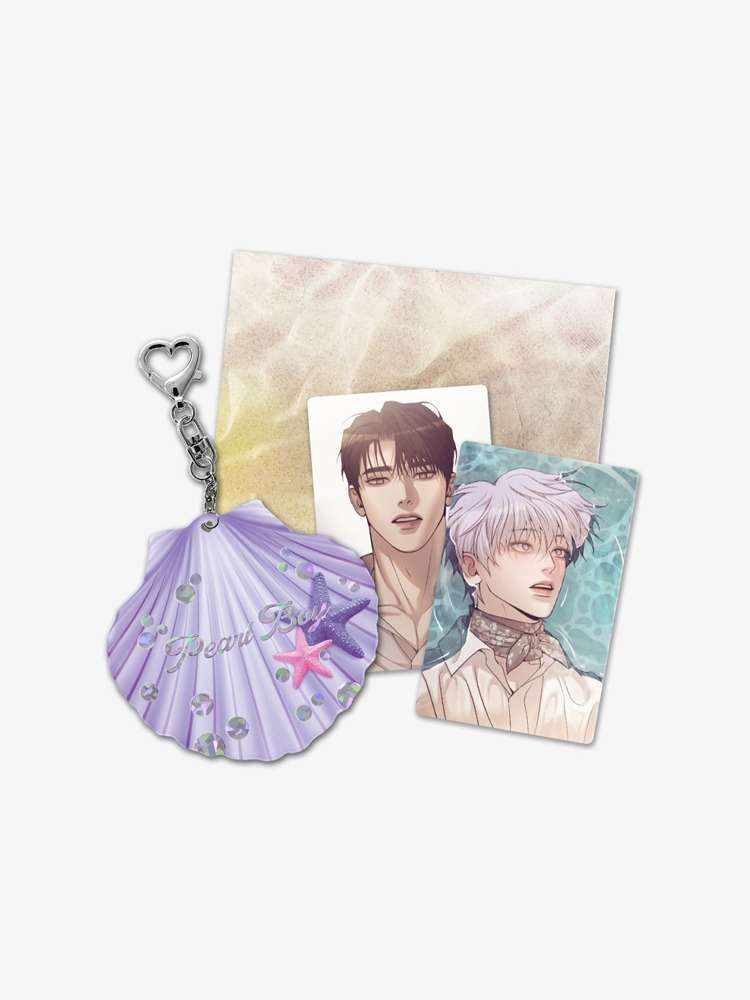 Shell Boy Shell Mirror Keyring Package