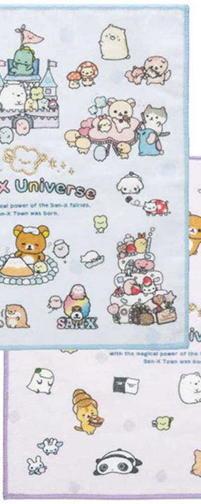 San-X Universe Character Mini Towel Handkerchief (San-X Town)