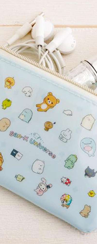 San-X Universe Character PVC Mini Pouch (San-X Town)
