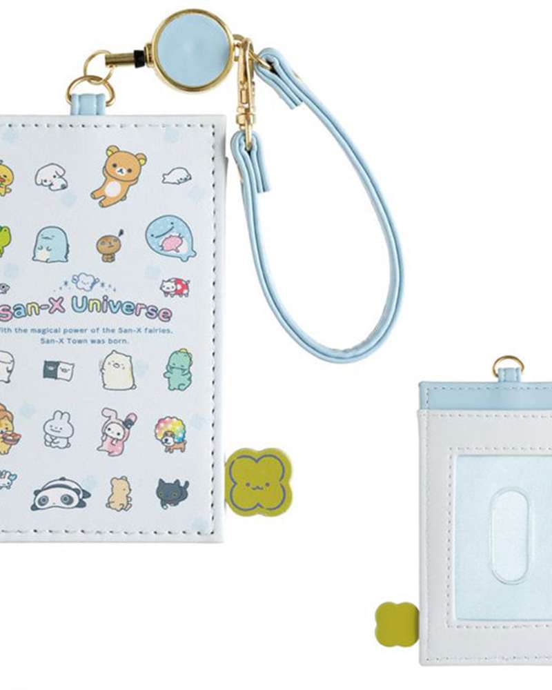 SAN-X Universe Character Reel Pass Case Card Wallet (San-X Town)