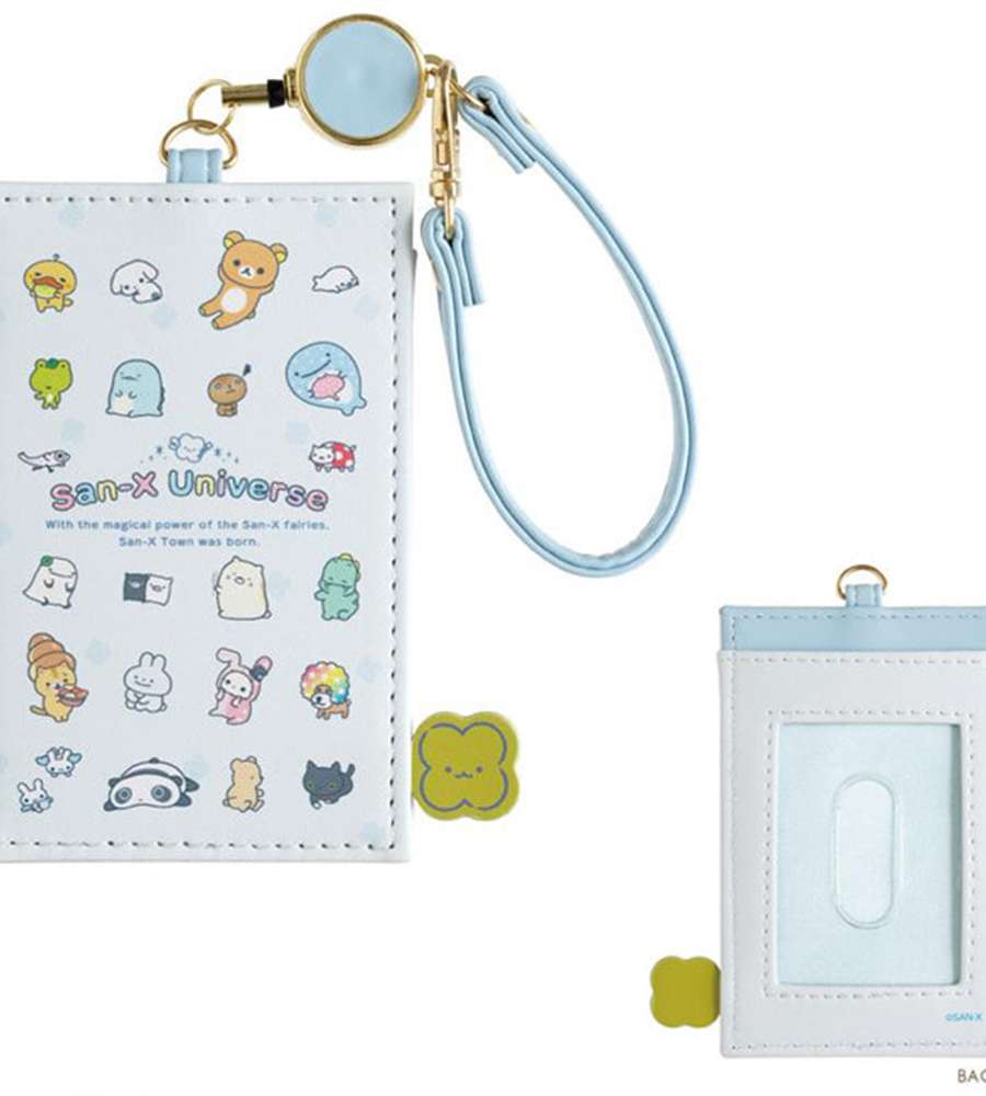 SAN-X Universe Character Reel Pass Case Card Wallet (San-X Town)