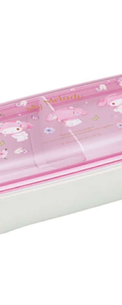 My Melody Character Pastel Blossom Easy-Clean Bento Box 530ml (Single Tier) 506727