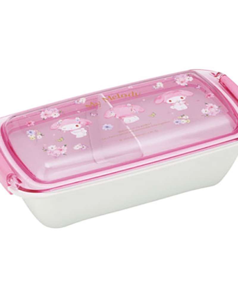 My Melody Character Pastel Blossom Easy-Clean Bento Box 530ml (Single Tier) 506727
