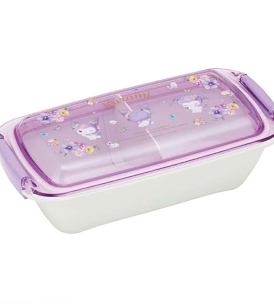 Kuromi Character Pastel Blossom Easy-Clean Bento Box 530ml (Day) 506734