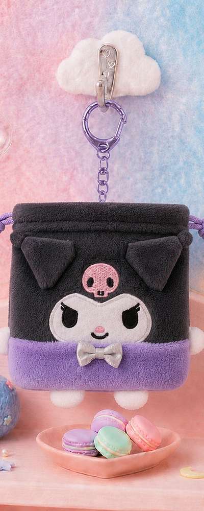 Kuromi Character Mini Color Aperture Keyring 590231