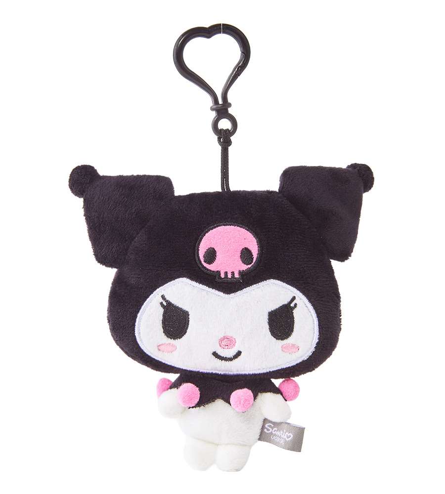 Kuromi Character Big Face Pouch 13cm Bag Charm 506094