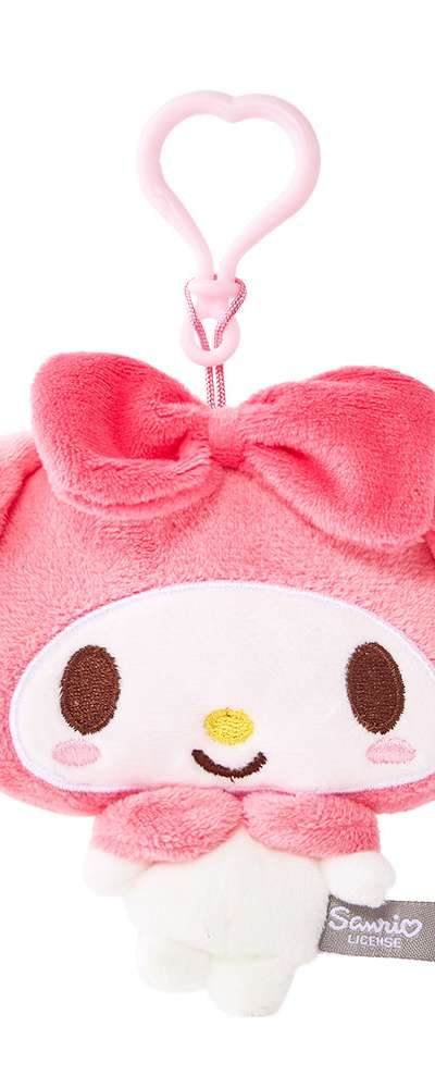 My Melody Character Big Face Pouch 13cm Bag Charm 506087