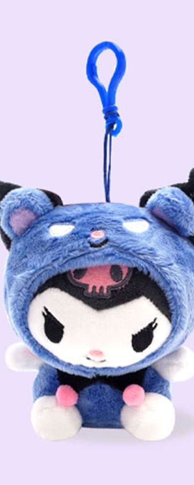 Kuromi Character Costume Plush Doll Bag Charm 503741