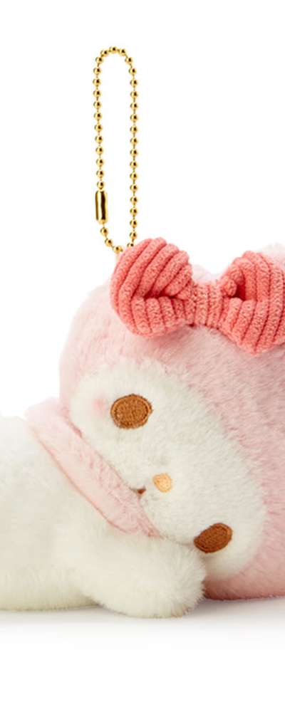 My Melody Mascot Plush Doll Bag Charm (Chill Time)