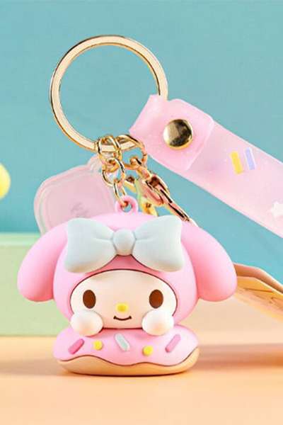 My Melody Donut Figure Keyring Character Key Ring 403046