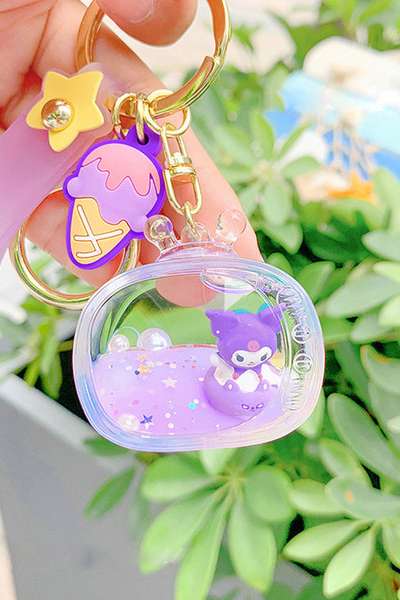 Sanrio Character Summer Glitter Keyring 826840