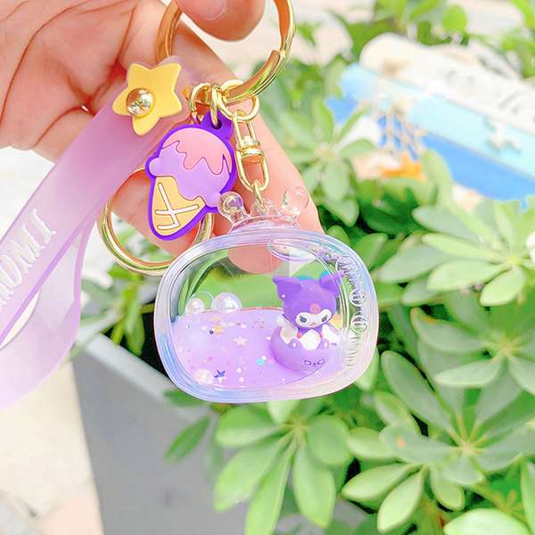 Sanrio Character Summer Glitter Keyring 826840