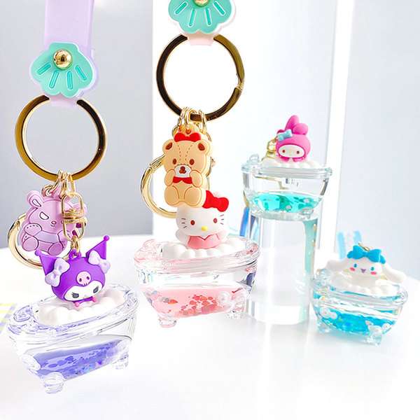 Sanrio Character Bath Glitter Keyring 826895