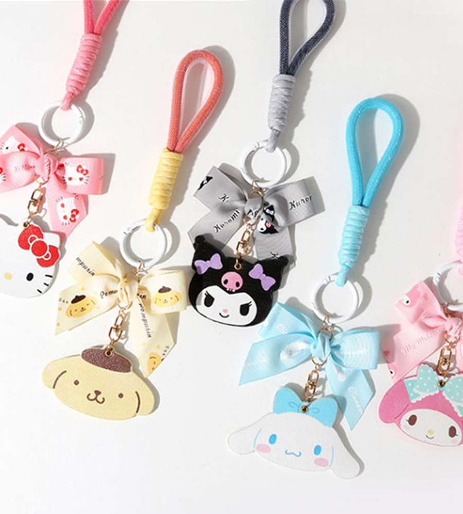 Sanrio Character Face PU Keyring 100094