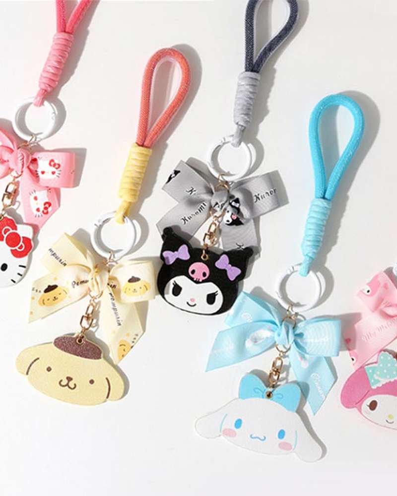 Sanrio Character Face PU Keyring 100094