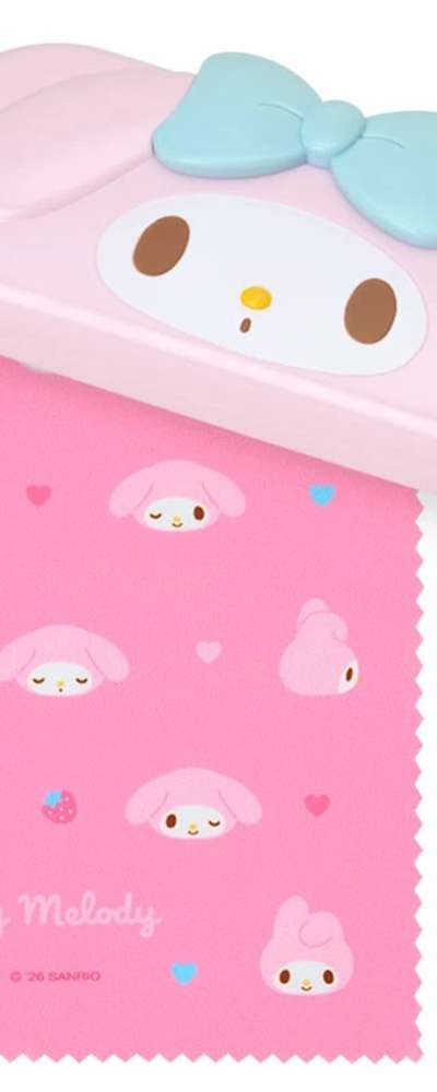 My Melody Character Face-Shaped Glasses Case (Japan) 588225