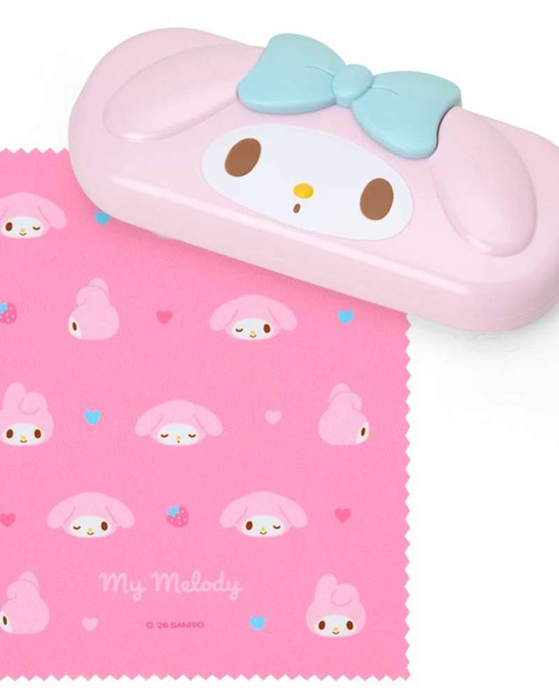 My Melody Character Face-Shaped Glasses Case (Japan) 588225