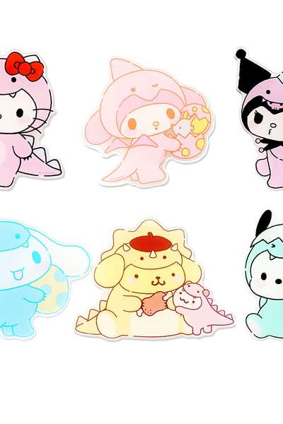 Sanrio Character Dinosaur Costume Acrylic Phone Grip
