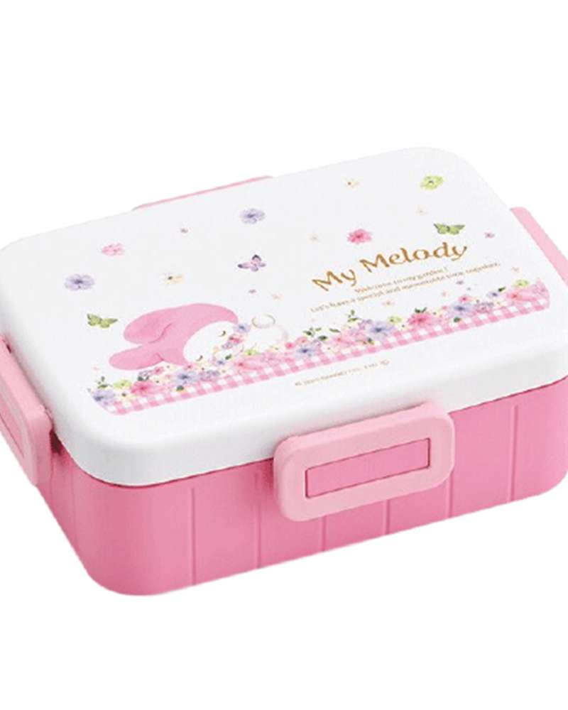 My Melody Character Pastel Blossom Four-Sided Closure Bento Box (Japan) 721205