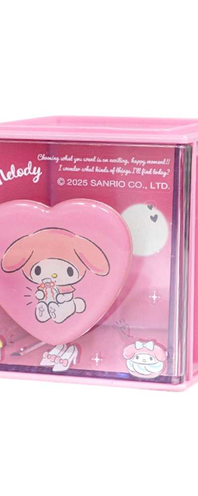 My Melody Character Heart Mini Storage Box 007353