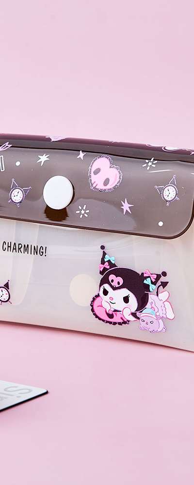 Kuromi Character Dual Case Pouch Keyring 663585
