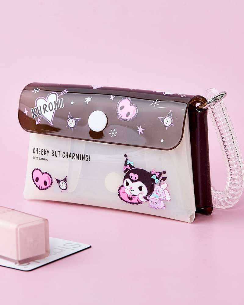 Kuromi Character Dual Case Pouch Keyring 663585