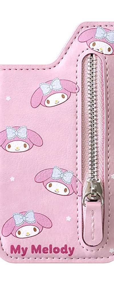 My Melody Character Adhesive Smartphone Mini Card Wallet 103213