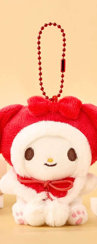My Melody Character Cape 8cm Keyring Bag Charm 084477