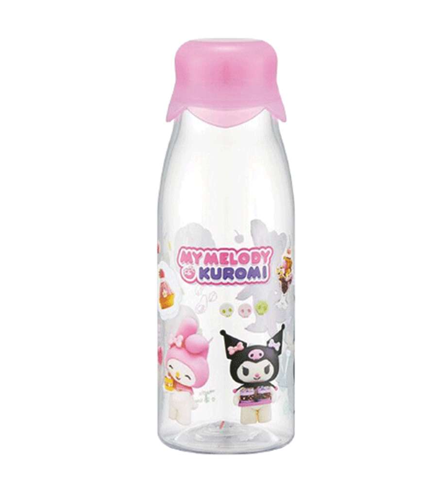 My Melody Kuromi Character Netflix Milk Bottle-Shaped Clear Bottle Water Bottle (Japan) 679896