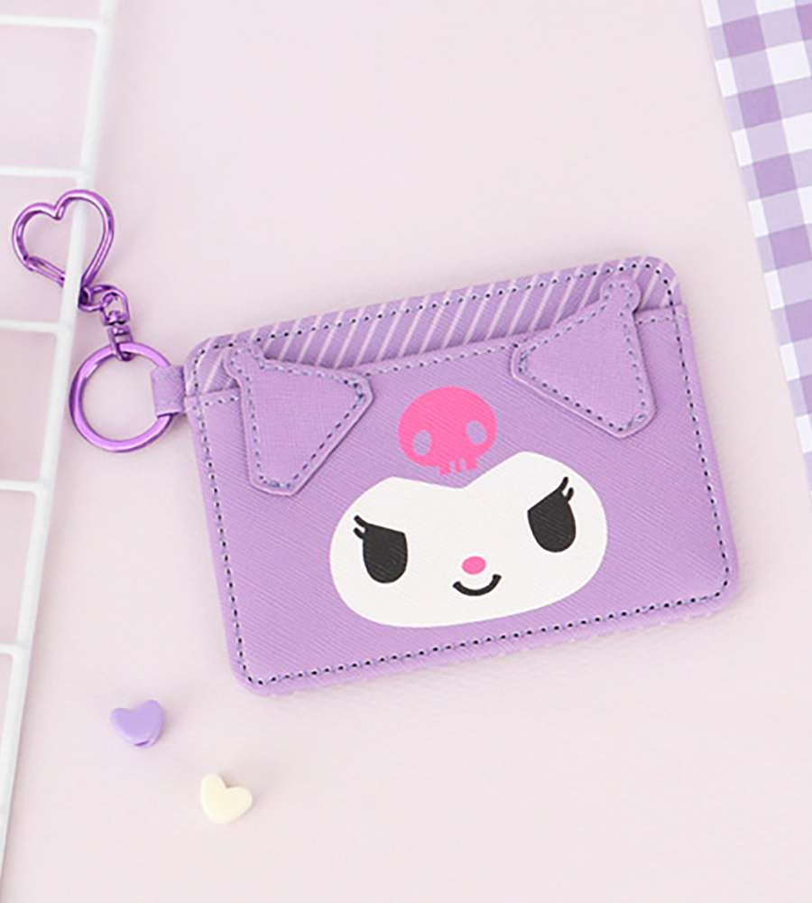 Kuromi Character Shine Card Wallet 781453