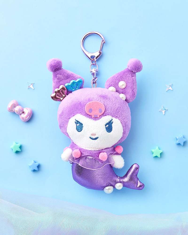 Kuromi Character Mermaid 10cm Keyring Bag Charm 071160