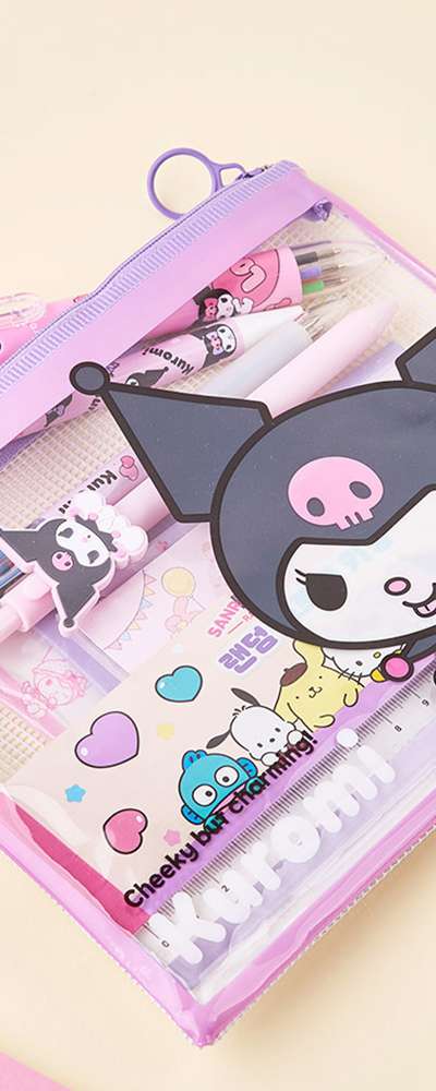 Kuromi Character Random Strap Stationery Set 662649