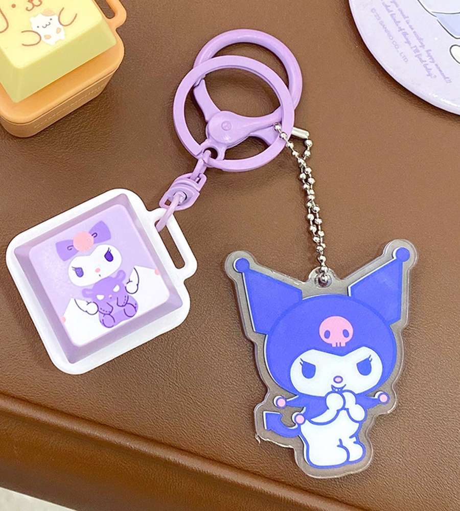 Kuromi Character Keyboard Fidget Keyring 103018