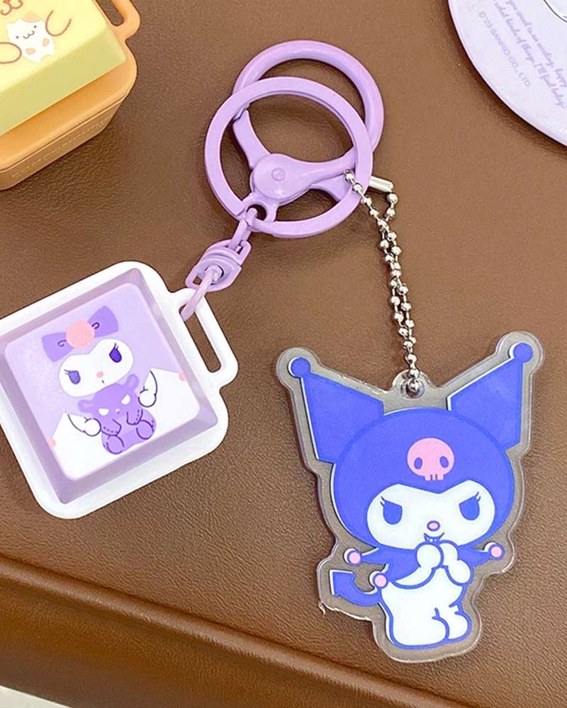 Kuromi Character Keyboard Fidget Keyring 103018