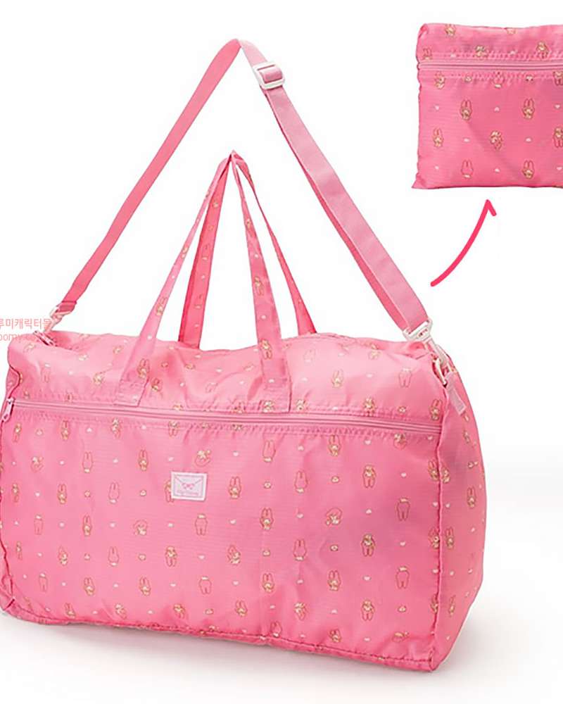 My Melody Foldable Character Boston Folding Bag (Letter)