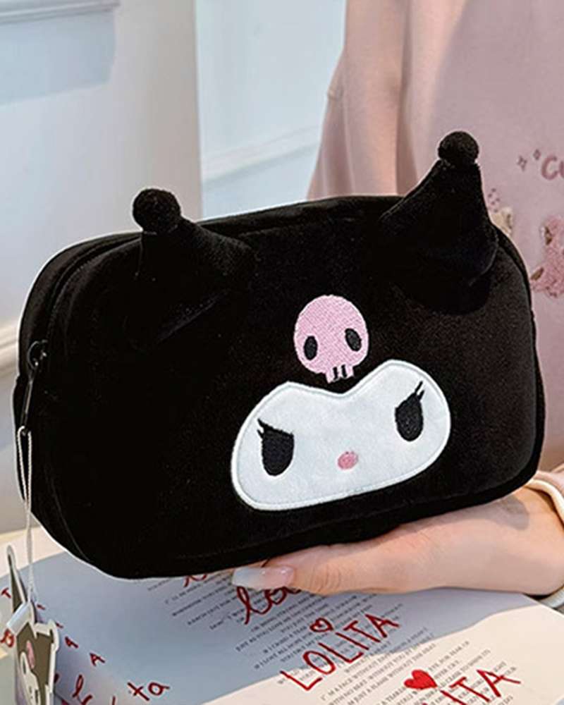 Kuromi Character Face Square Pouch (Dipping) 102417