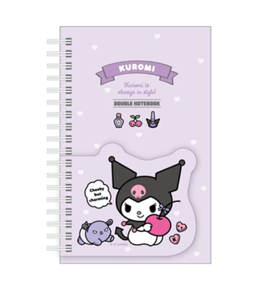 Kuromi Character Double Notebook Notepad 661093